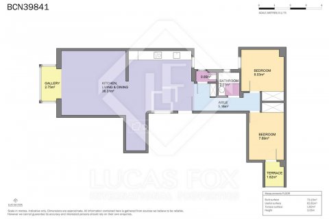 Apartamento de 2 dormitorios en venta en Barcelona, Cataluña, Spain № 8660 - foto 28