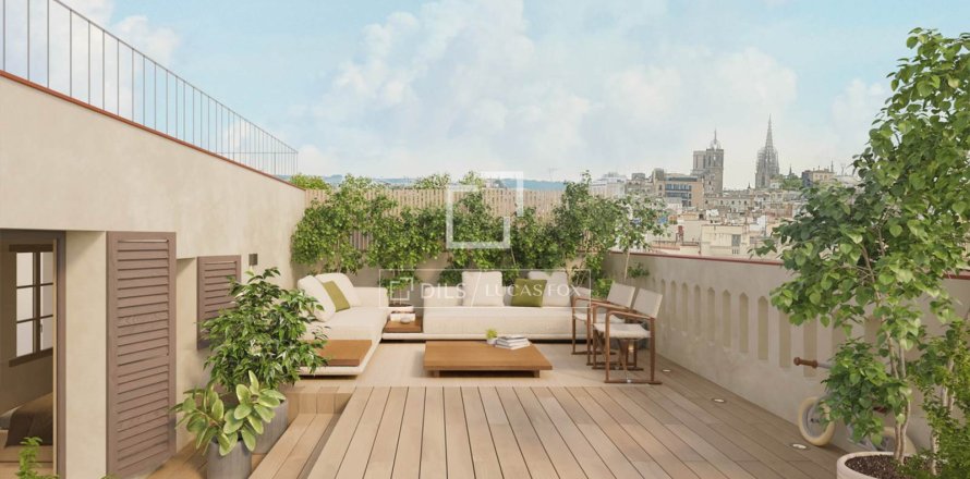 Ático de 3 dormitorios en venta en Barcelona, Cataluña, Spain № 4264