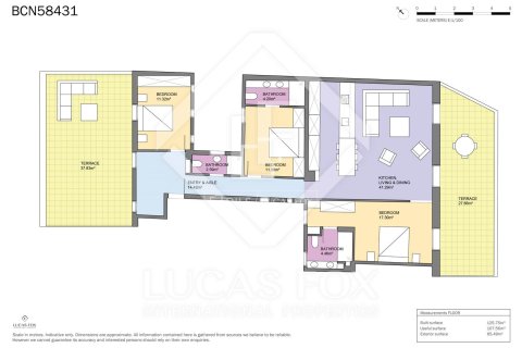 Ático de 3 dormitorios en venta en Barcelona, Cataluña, Spain № 4264 - foto 7