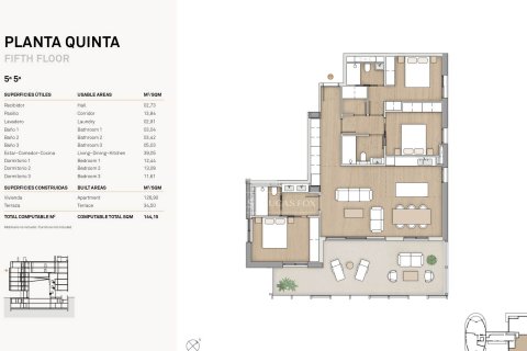 Apartamento de 3 dormitorios en venta en Barcelona, Cataluña, Spain № 4267 - foto 17