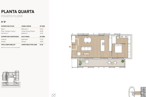 Купить квартиру в Барселона, Испания с 1 спальня, 77м², № 4269 - фото 17