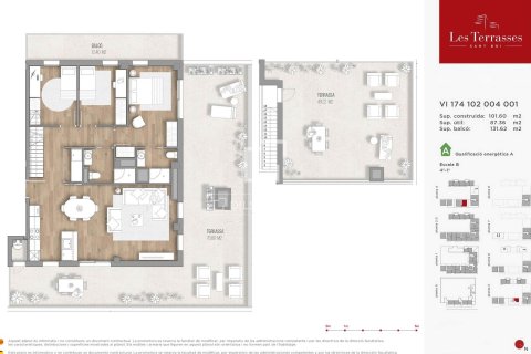 Ático de 3 dormitorios en venta en Sant Boi de Llobregat, Barcelona, Cataluña, Spain № 6831 - foto 25