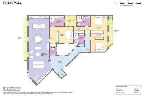 Apartamento de 3 dormitorios en venta en Barcelona, Cataluña, Spain № 8794 - foto 30