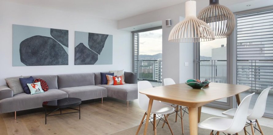 Apartamento de 3 dormitorios en venta en Diagonal Mar, Barcelona, Cataluña, Spain № 1185