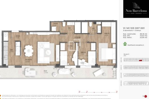 Apartamento de 3 dormitorios en venta en Barcelona, Cataluña, Spain № 4030 - foto 28