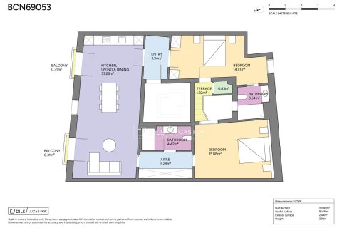 Купить квартиру в Барселона, Испания с 2 спальни, 101м², № 7118 - фото 3