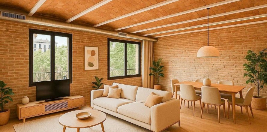 Apartamento de 4 dormitorios en venta en Barcelona, Cataluña, Spain № 1497