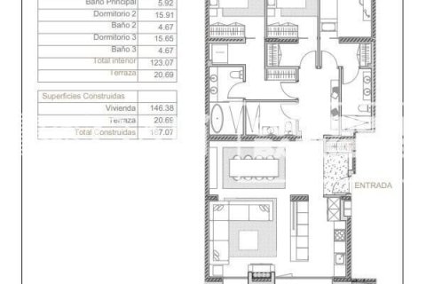 Apartamento de 3 dormitorios en venta en Principado De Andorra (Ninguna Poblacion Tiene C.P.), Lérida, Cataluña, Spain № 7798 - foto 4