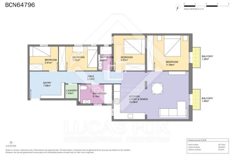 Apartamento de 4 dormitorios en venta en Barcelona, Cataluña, Spain № 4102 - foto 22