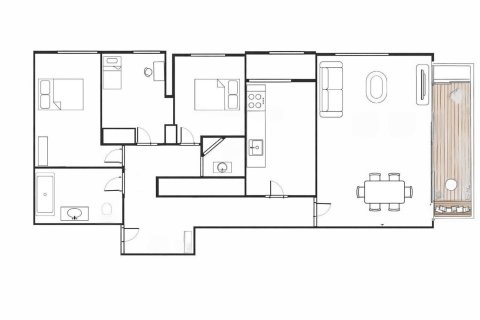 3 bedrooms apartment for sale in Calafell, Tarragona, Catalonia, Spain № 7213 - photo 2