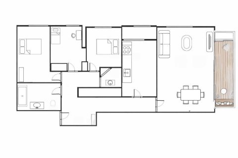 Apartamento de 3 dormitorios en venta en Salou, Tarragona, Cataluña, Spain № 7210 - foto 29