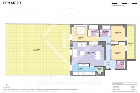 Apartamento de 3 dormitorios en venta en Barcelona, Cataluña, Spain № 8592