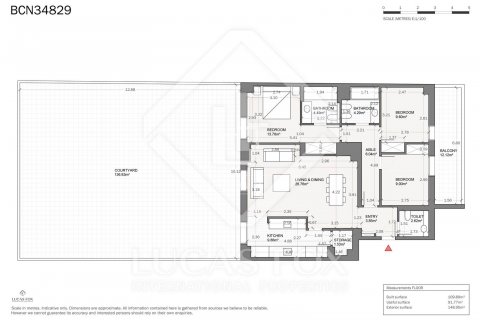 Apartamento de 3 dormitorios en venta en Barcelona, Cataluña, Spain № 8592 - foto 2