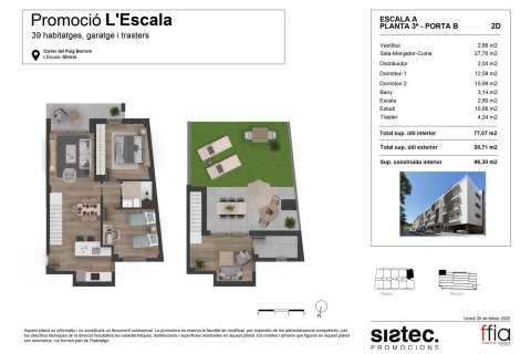 Apartamento de 2 dormitorios en venta en Cataluña, Spain № 7110 - foto 2