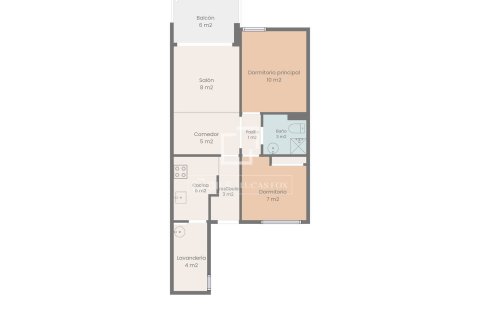 Купить квартиру в Ситжес, Испания с 2 спальни, 79м², № 7183 - фото 2
