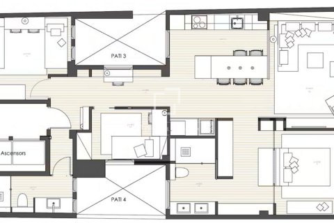 3 bedrooms apartment for sale in Barcelona, Catalonia, Spain № 3865 - photo 14